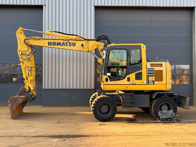 Máquina de manuseamento de materiais Komatsu PW148-10