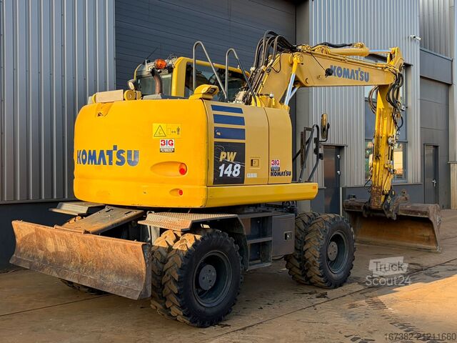 Máquina de manuseamento de materiais Komatsu PW148-10