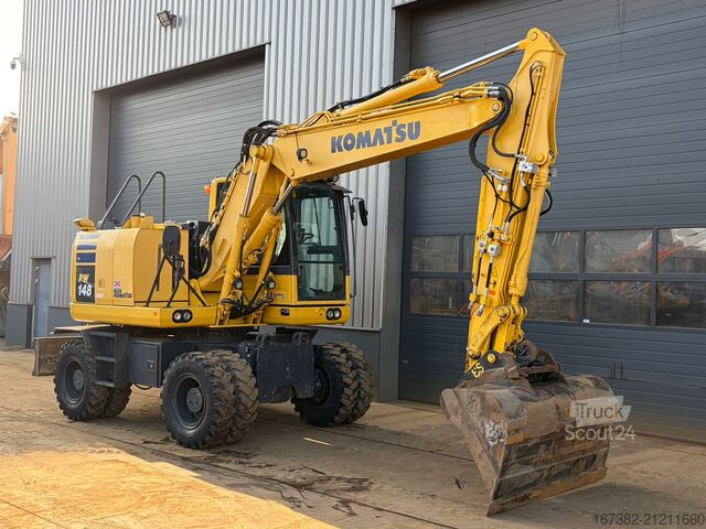 Máquina de manuseamento de materiais Komatsu PW148-10