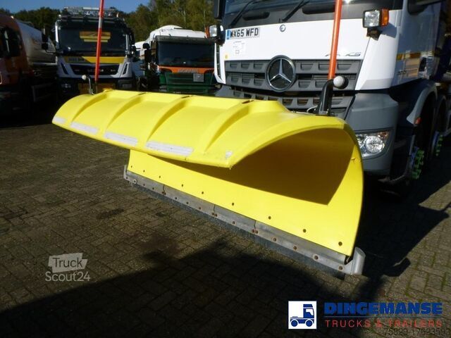 Chasse-neige Mercedes-Benz Arocs 3240 8x4 RHD Schmidt snow plough / gritter