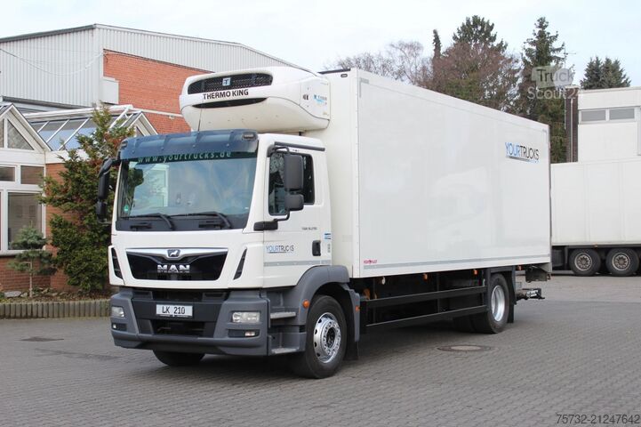 Refrigerated truck MAN TGM 18.290 E6 TKT1000R+Strom  Tür LBW