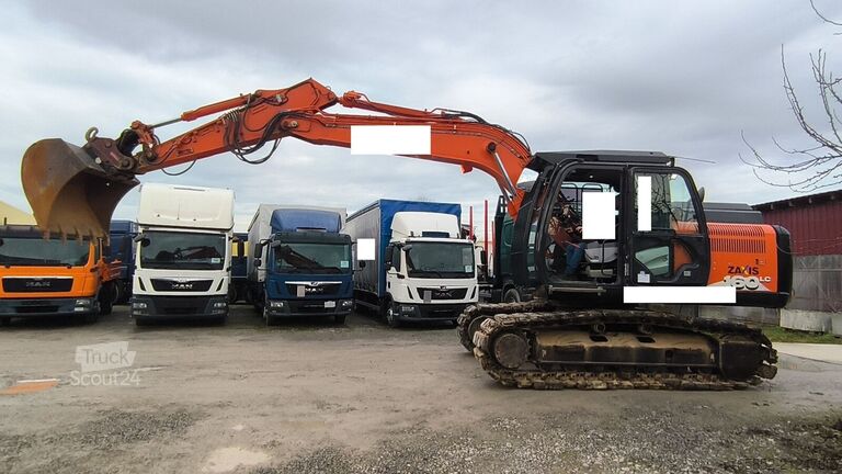 Raupenbagger Hitachi ZX160LC-6 Kettenbagger Schnellwechsler Tieflöffel