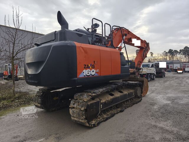 Raupenbagger Hitachi ZX160LC-6 Kettenbagger Schnellwechsler Tieflöffel