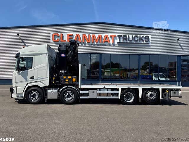 Camião-grua DAF FAX XF 530 Euro 6 HMF 95 Tonmeter laadkraan + F...