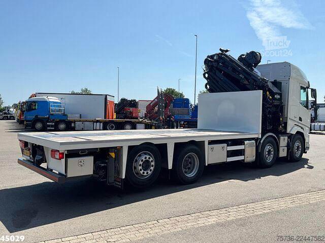 Camião-grua DAF FAX XF 530 Euro 6 HMF 95 Tonmeter laadkraan + F...