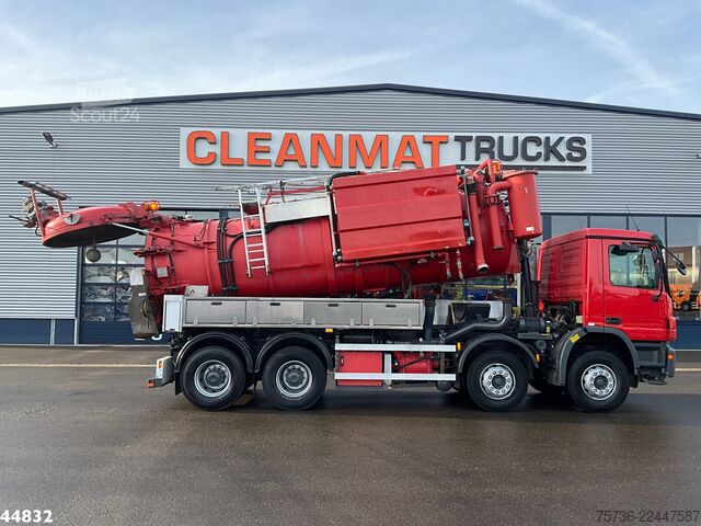 Veículo de aspiração Mercedes-Benz Actros 4141 8x4 Kroll Saug/Spul aufbau