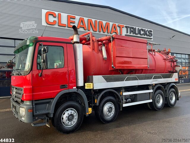 Veículo de aspiração Mercedes-Benz Actros 4141 8x4 Kroll Saug/Spul aufbau