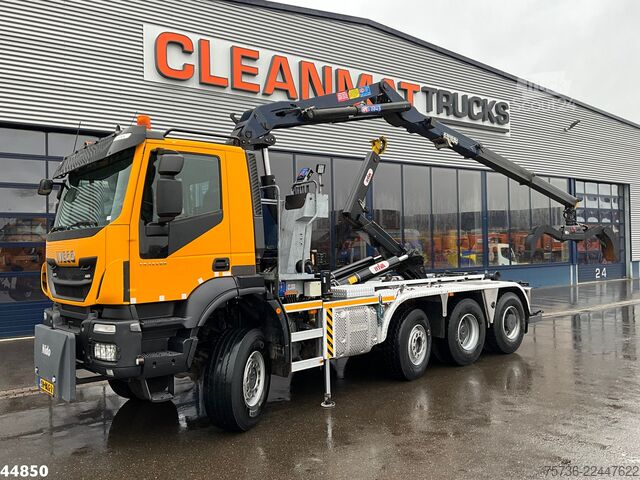 System med krokarm Iveco Trakker AD380T41W 8x6 Euro 6 HMF 19 Tonmeter Z-...