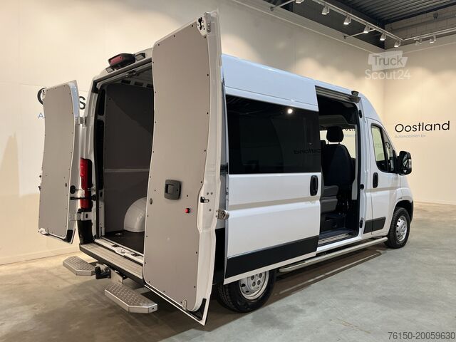 Bestelwagen dubbele cabine Peugeot Boxer 2.2 BlueHDi L2H2 140 PK DC Dubbel Cabine ...