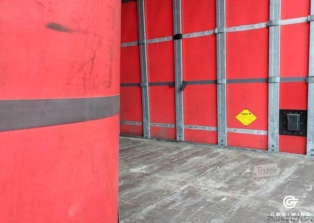 Open semitrailer with tarp SCHMITZ CARGOBULL SCS 24/L - 13.62 Mega