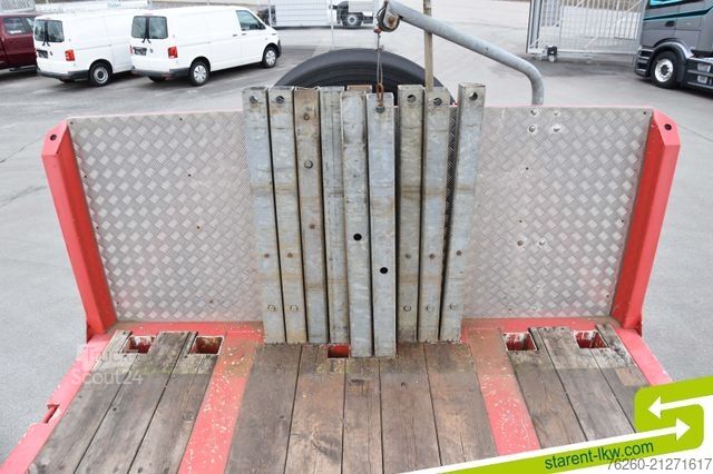 Pracovná plošinová náves Hangler Plateau 2x Lenkachse 1x Liftachse SAF