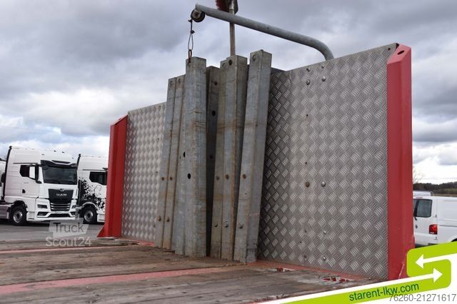 Pracovná plošinová náves Hangler Plateau 2x Lenkachse 1x Liftachse SAF