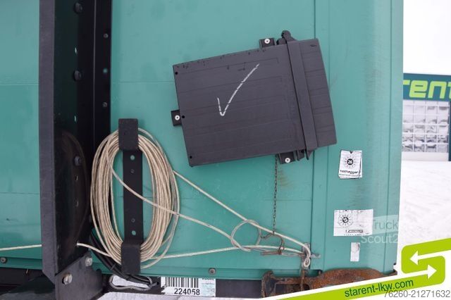 Otvorený náves s plachtou KÖGEL Palettenkasten Lochrahmen SAF - Achsen