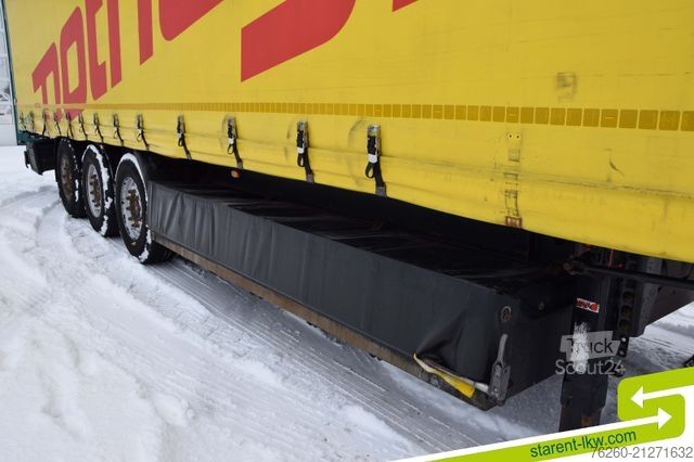 Otvorený náves s plachtou KÖGEL Palettenkasten Lochrahmen SAF - Achsen