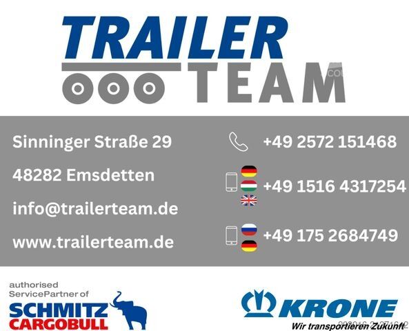 Open semitrailer with tarp SCHMITZ CARGOBULL Mega Varios REIFEN & PLANE NEU, Bremse 50%