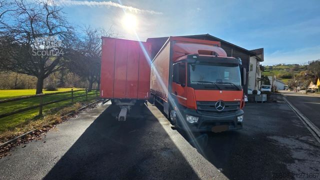 Ciężarówka jumbo MERCEDES-BENZ Antos 1830 Jumbozug Durchlader Standort Schweiz