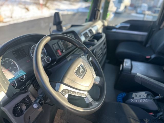 Camion benne à bras amovible MAN TGS 26.470 6x2 Abroller  HYVA Lift/Lenk