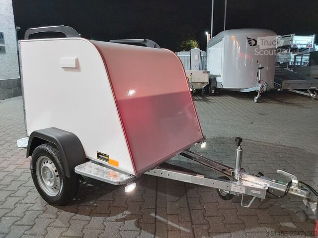 Caixa Tomplan aero Isokoffer Mini TF2 145x110x90cm 750kg 100km/H Reling Trittbretter Neu verfügbar