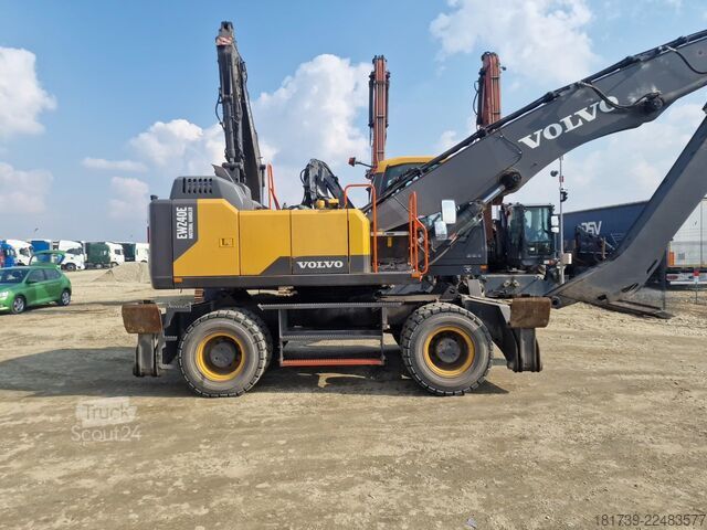 Колесный экскаватор Volvo EW240E wheeled excavator