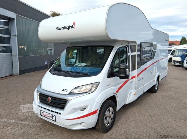 Alkoven Wohnmobil SUNLIGHT A 70 *6 Personen/Dach-Klima/Kurbelstützen*