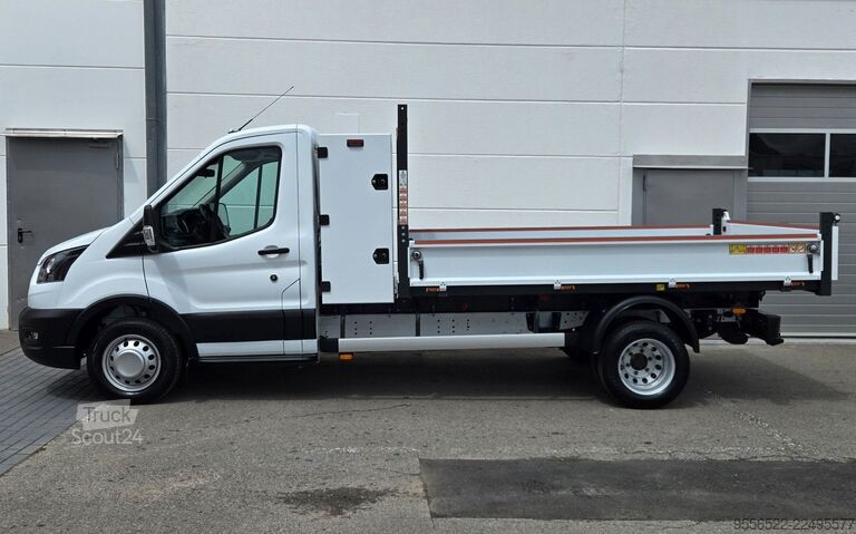 Tippbil skåpbil FORD Transit Kipper Box/Zwillingsbereif./3,5T AHK