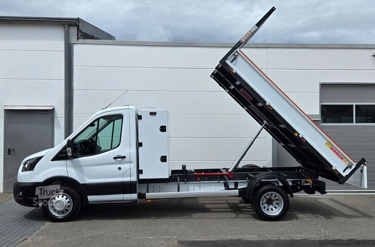 Tippbil skåpbil FORD Transit Kipper Box/Zwillingsbereif./3,5T AHK