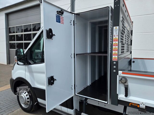Tippbil skåpbil FORD Transit Kipper Box/Zwillingsbereif./3,5T AHK