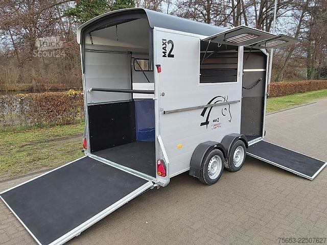 Paardenaanhanger Cheval Liberté großer begehbarer Sattelraum im Maxi2 Diagonal