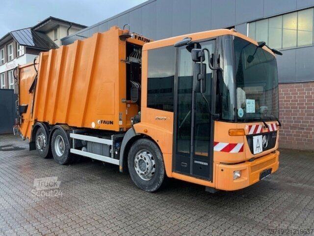 Garbage truck Mercedes-Benz 2629 6x2 Econic Faun Vario 520