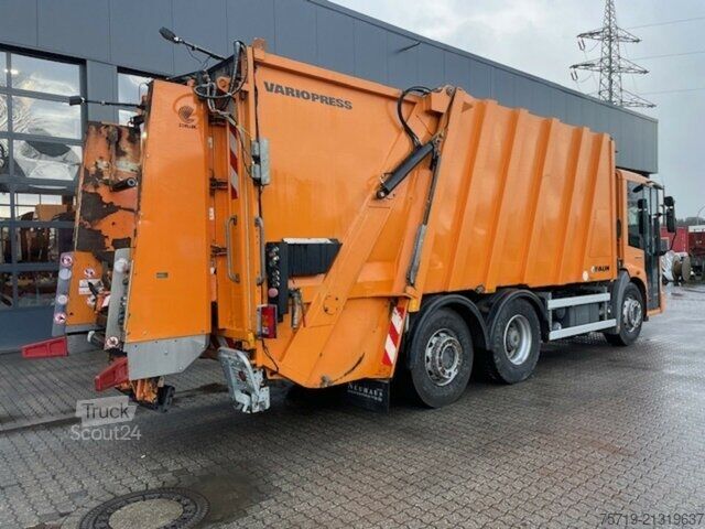 Garbage truck Mercedes-Benz 2629 6x2 Econic Faun Vario 520