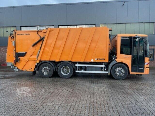 Garbage truck Mercedes-Benz 2629 6x2 Econic Faun Vario 520