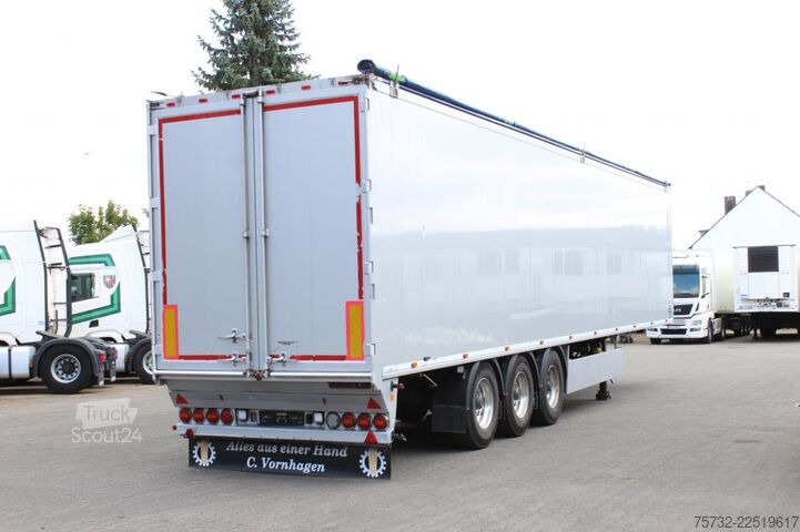 Sættevogn med walking floor knapen Walkingfloor Cargofloor 92m³ 10mm Alufelgen