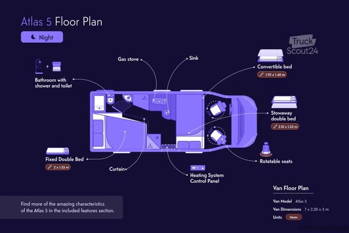 Semi-integrated camper Ford Transit Weinsberg Carasuite 2024 | Automática | Capacidad para 5 personas
