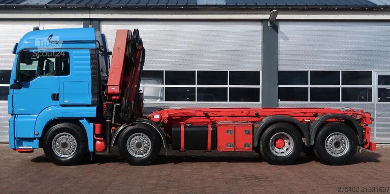 Автокран MAN TGS 35.480 8X2-6/ HMF 2620/ ABROLLER+KRAN/ REMOTE
