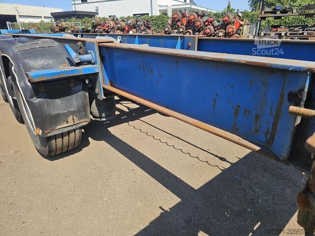 Trasporto di container HRD NT CON.40 foot extendible chassis  2 x 20 foot ...