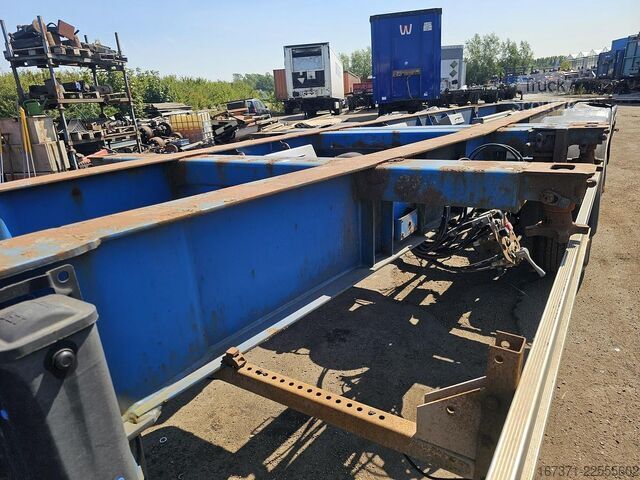 Trasporto di container HRD NT CON.40 foot extendible chassis  2 x 20 foot ...