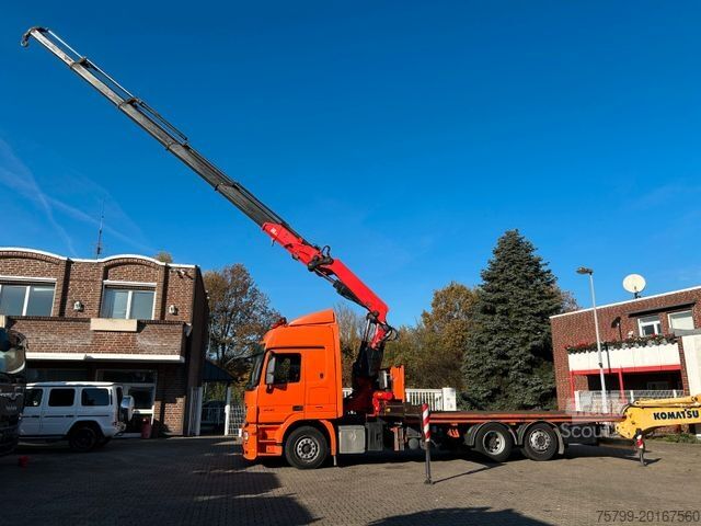 Autokran MERCEDES-BENZ 2541 Actros Plattform + FASSI Kran 6X2