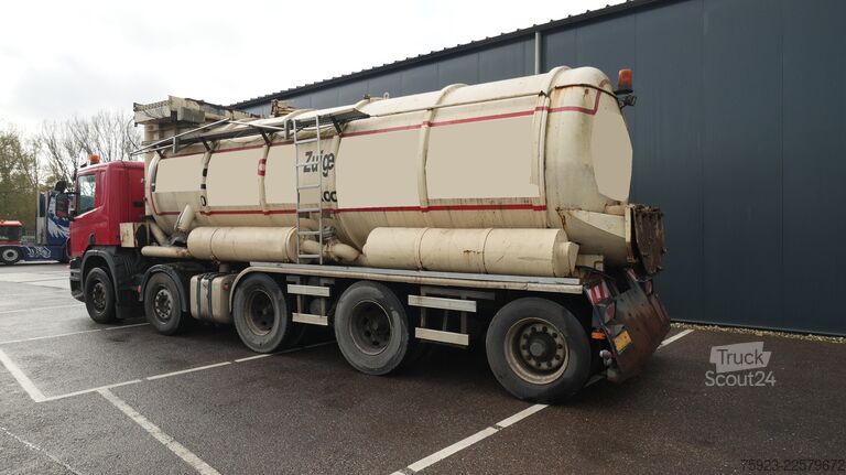 Säiliöauto Scania P 380 – 10x4 blow and suck truck