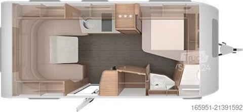 Caravana Knaus Südwind 500 FU Black Selection Mod.2026 1800kg