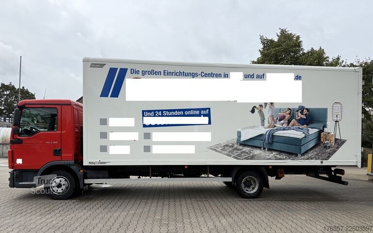 Laatikkoauto MAN TGL 7.160 BB Möbelkoffer / 7.20m innen