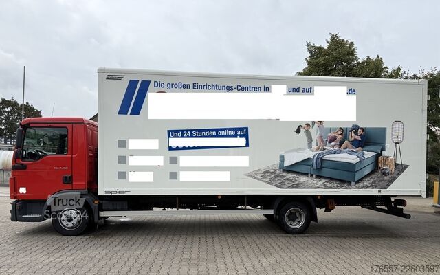 Laatikkoauto MAN TGL 7.160 BB Möbelkoffer / 7.20m innen