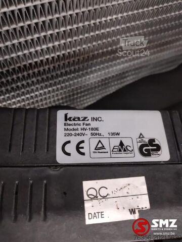 Sistema de refrigeração usado para permutador de calor Diversen Occ koelsysteem voor warmtewisselaars