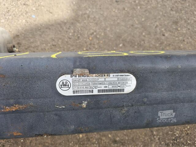 Achse BPW SKHZF 9008-15 ECO P   MEGA AXLE   DISC