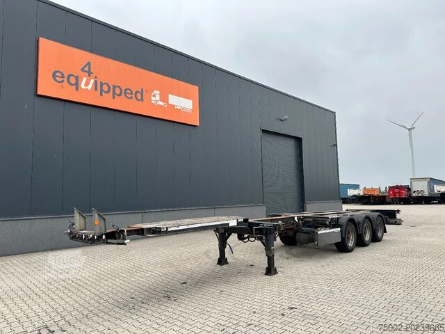 Transport de conteneurs Broshuis 3UCC-39/45 FLN, 45FT High Cube multi, BPW, lift...
