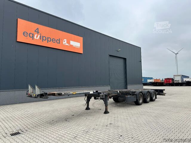 Transport de conteneurs Broshuis 3UCC-39/45 FLN, 45FT High Cube multi, BPW, lift...