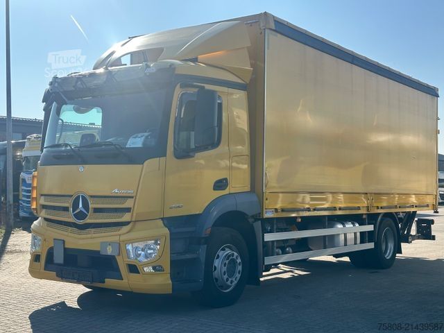 Tenteli düz yataklı kamyon MERCEDES-BENZ Antos 1830 4x2 Pritche Plane 7,20m LBW 2t. AHK