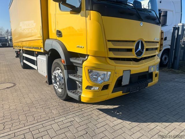 Tenteli düz yataklı kamyon MERCEDES-BENZ Antos 1830 4x2 Pritche Plane 7,20m LBW 2t. AHK