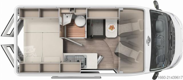 Kastenwagen Wohnmobil / Campervan CARADO pro CV 540 Pro & Chassis Paket