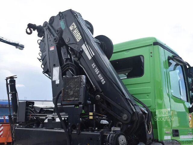 Koukkuvarsijärjestelmä Mercedes-Benz Actros 3236 Hooklift + Hiabcrane