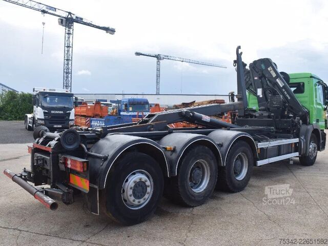 Koukkuvarsijärjestelmä Mercedes-Benz Actros 3236 Hooklift + Hiabcrane